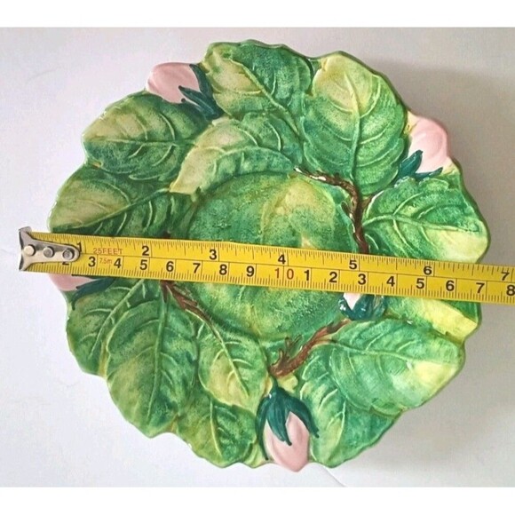 Zaccagnini Italy Pottery Roses Tea Cup & Saucer Set Made For Walter Hatches - Picture 7 of 11